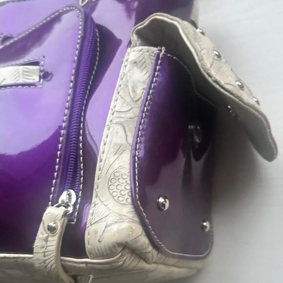 Cowgirl Trendy Purple and silver western Bling style handbag EUC Y2K - Picture 7 of 7